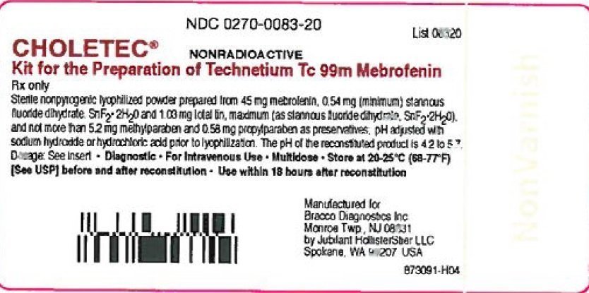 Choletec - FDA prescribing information, side effects and uses
